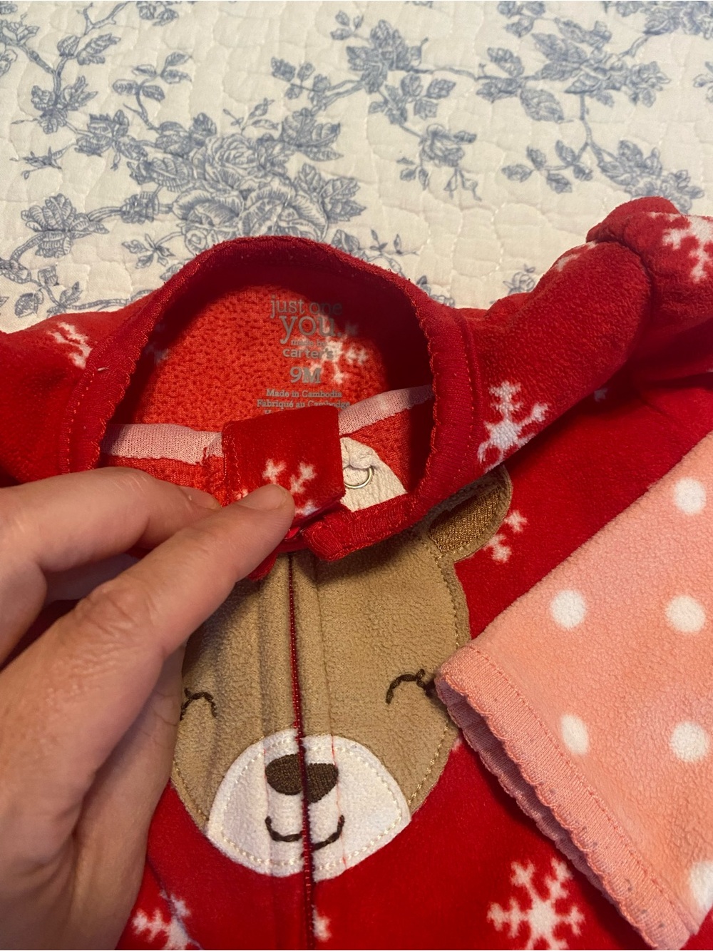 Baby Girl Pajama Bundle Size 6-9 Months Carter’s, Gerber - Picture 10 of 11